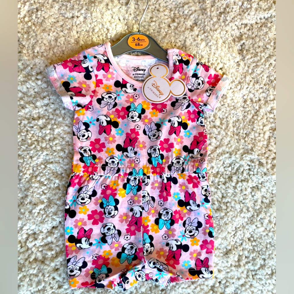 Disney Minnie Mouse Floral Infant Romper 💕FREE SHIPPING!💕